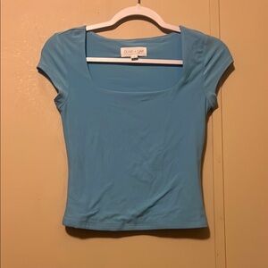 Olive & Oak Blue Fitted Short Sleeve T-Shirt